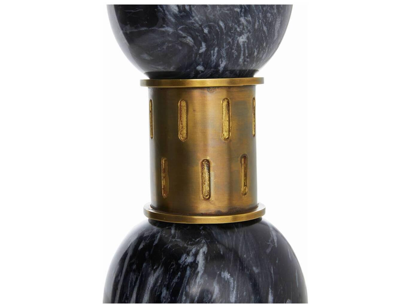 Arteriors Home Dalton Black Antique Brass Buffet Lamp