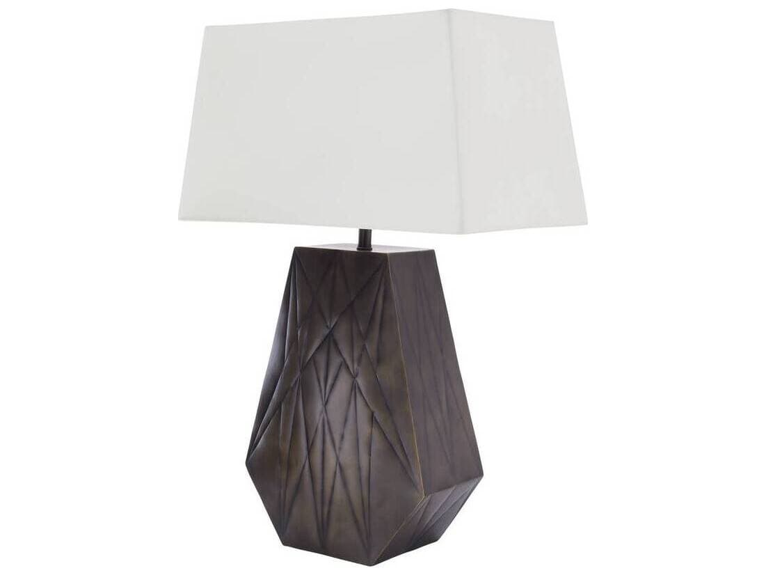 Arteriors Home Gentry Bronze White Buffet Lamp