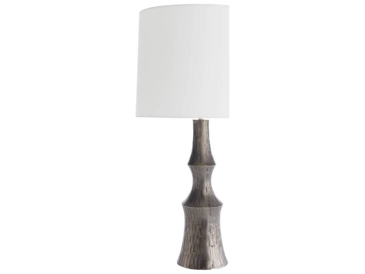 Arteriors Home Grainger Graphite Polished Nickel Black Buffet Lamp
