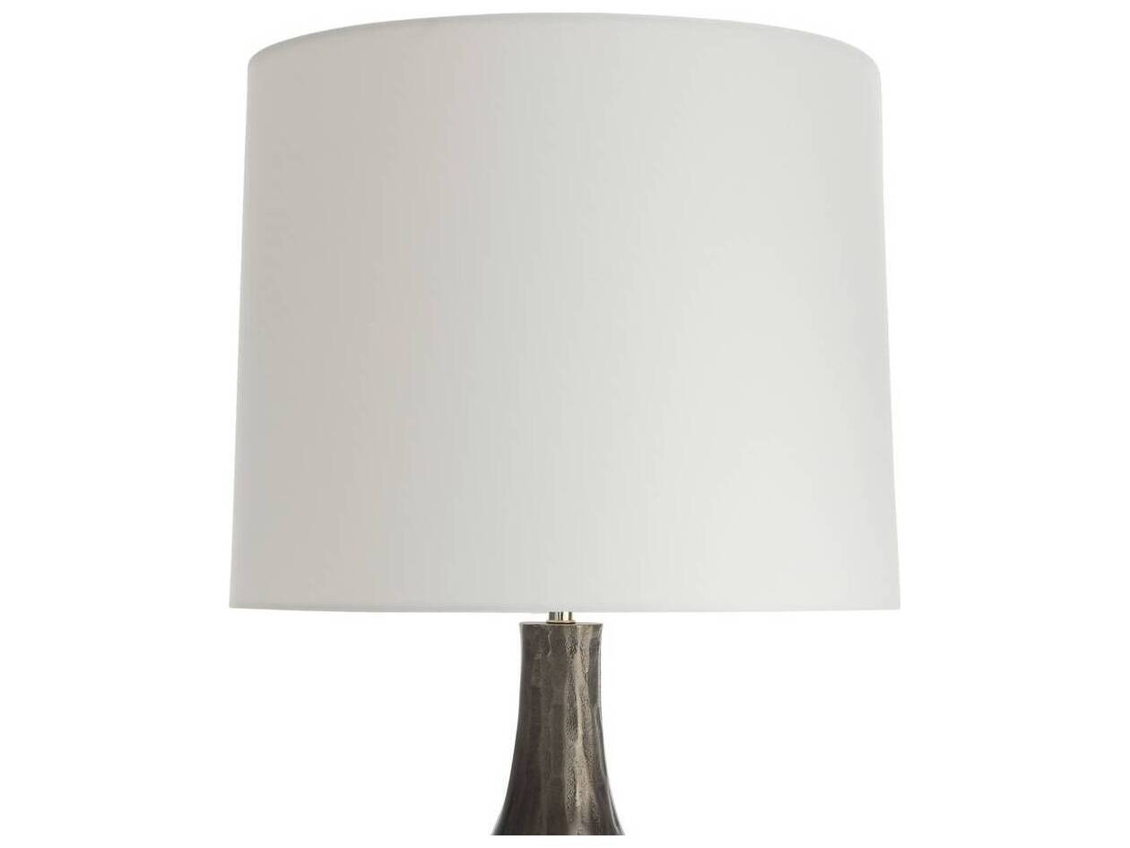 Arteriors Home Grainger Graphite Polished Nickel Black Buffet Lamp