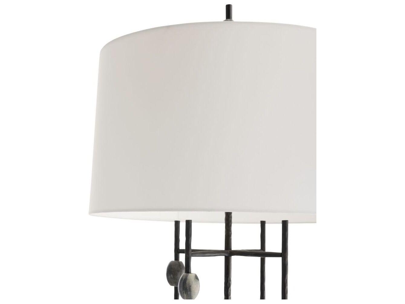 Arteriors Home Howes Natural Iron Galaxy White Buffet Lamp