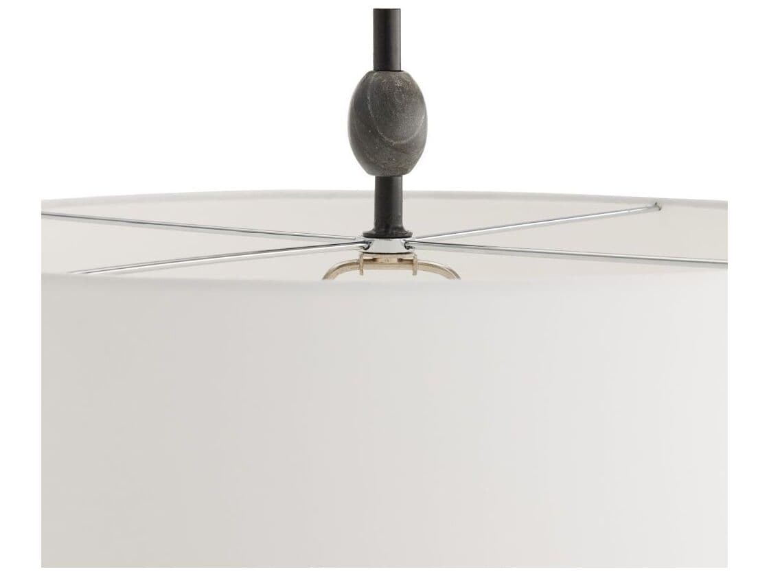 Arteriors Home Howes Natural Iron Galaxy White Buffet Lamp