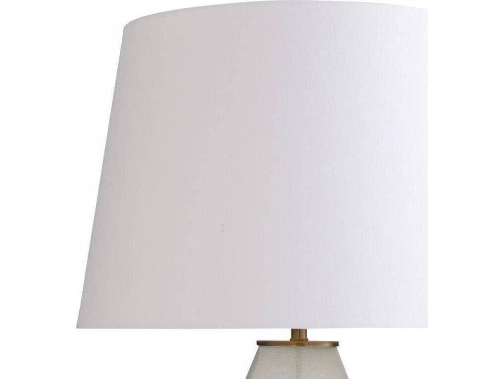 Arteriors Home Tiber Clear Antique Brass White Gold Table Lamp