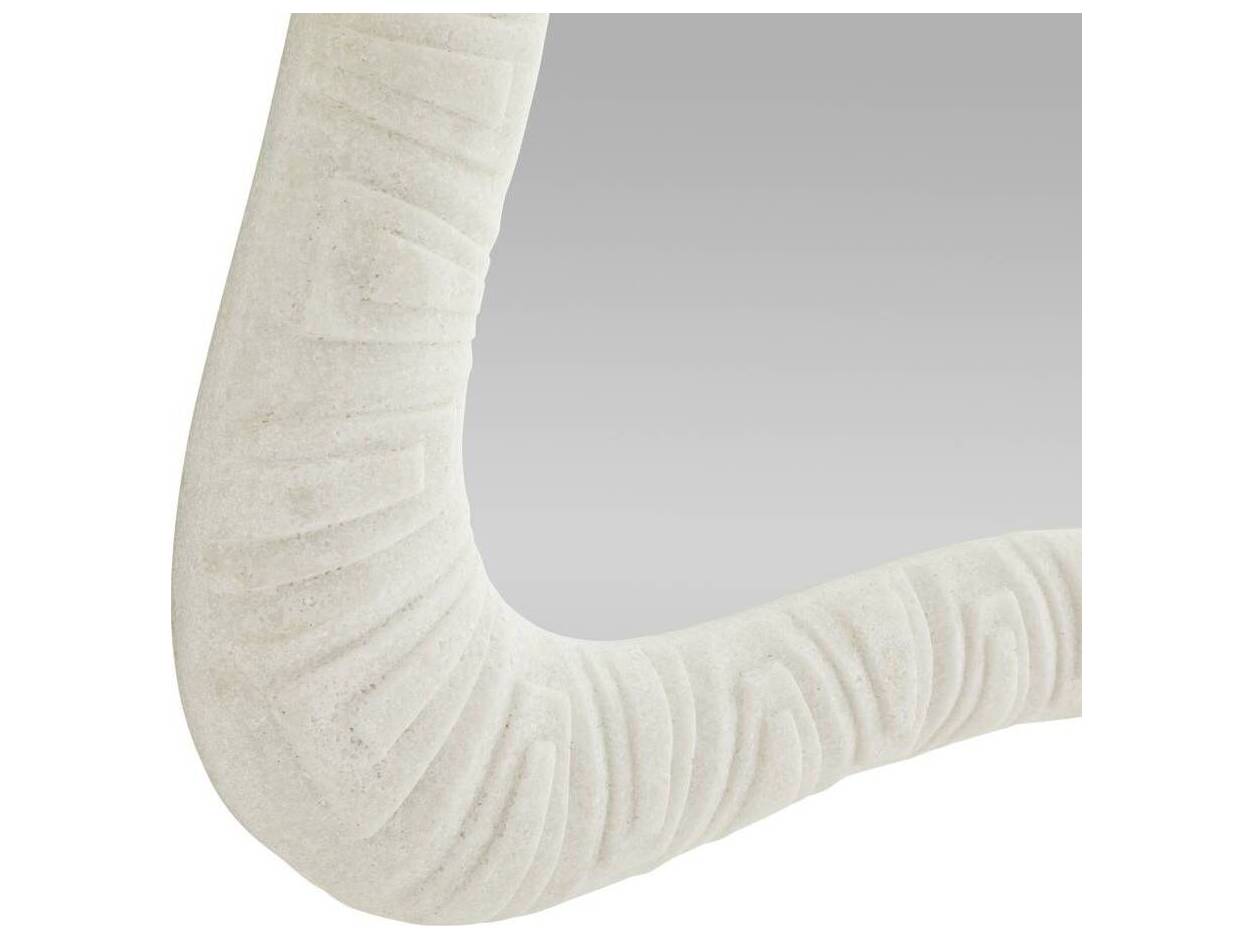 Arteriors Home Ivory Plain Wall Mirror Rectangular