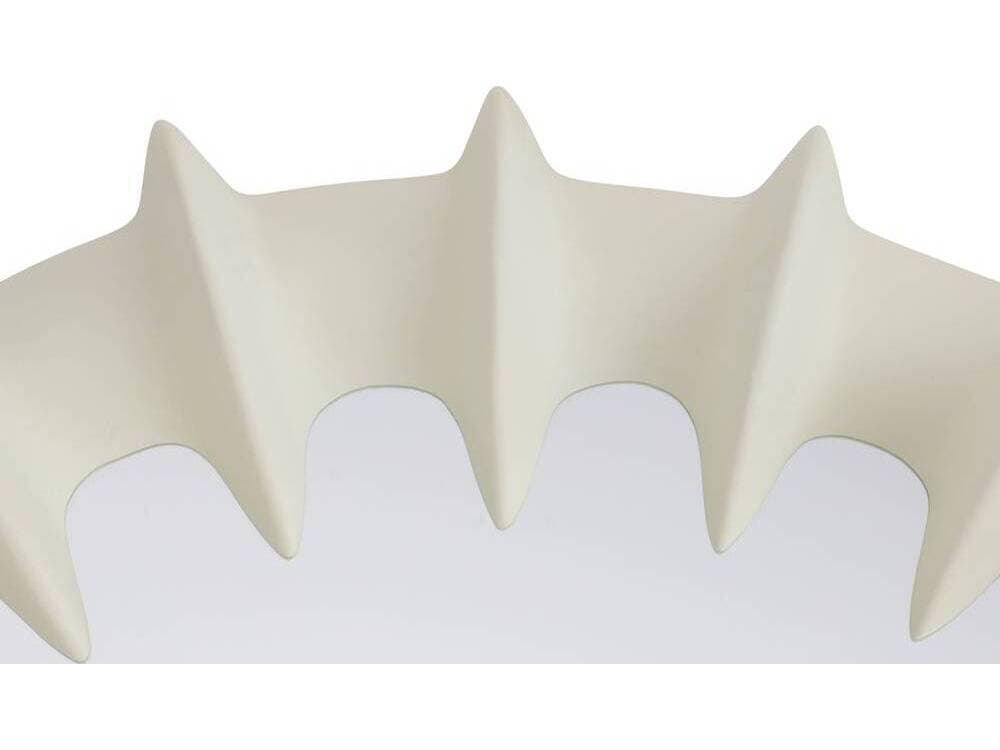 Arteriors Home Matte Ivory Plain Floor Mirror Oval