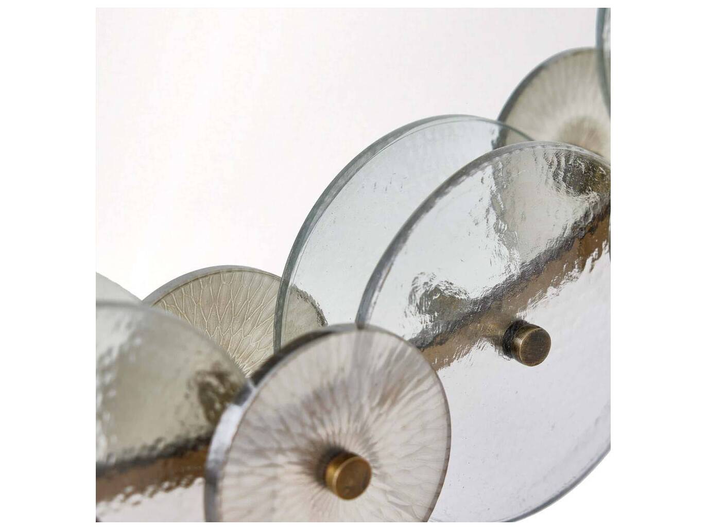 Arteriors Home Clear Smoke Wall Mirror Round
