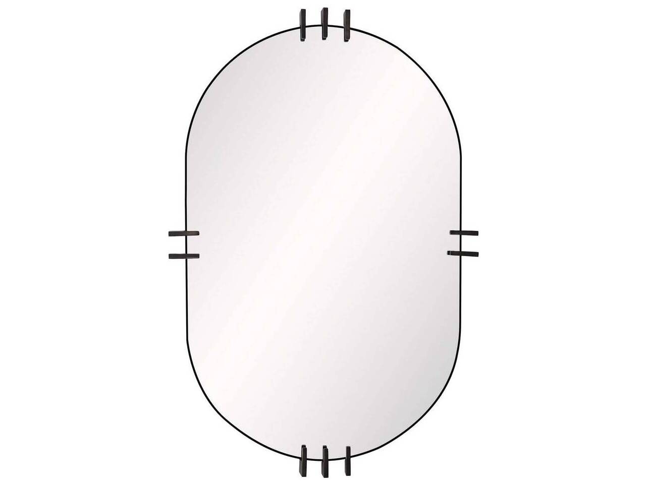 Arteriors Home Bronze Plain Wall Mirror Oval