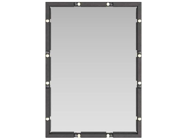 Arteriors Home Ebony White Wall Mirror Rectangular