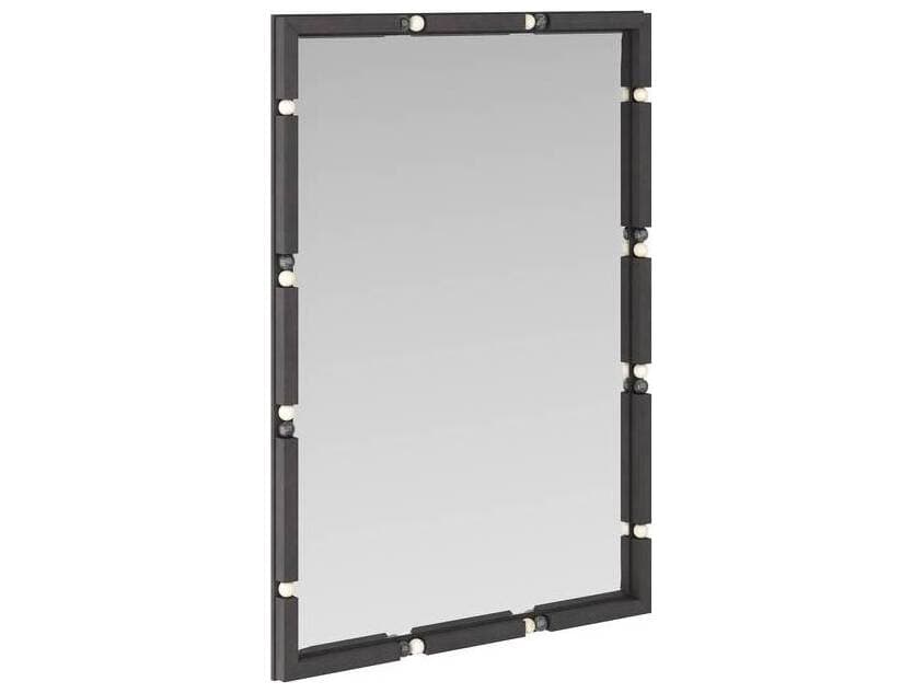 Arteriors Home Ebony White Wall Mirror Rectangular