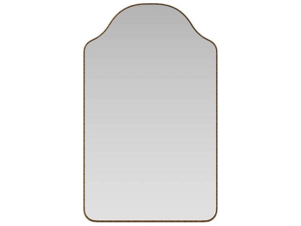 Arteriors Home Antique Brass Plain Wall Mirror Rectangular