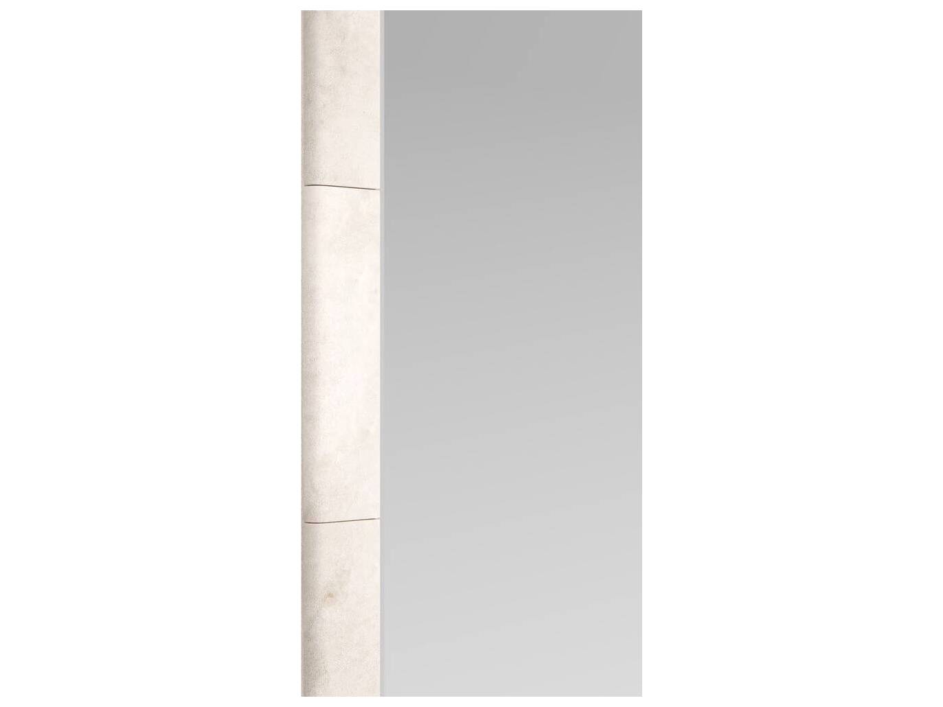 Arteriors Home Ivory Antique Brass Wall Mirror Rectangular