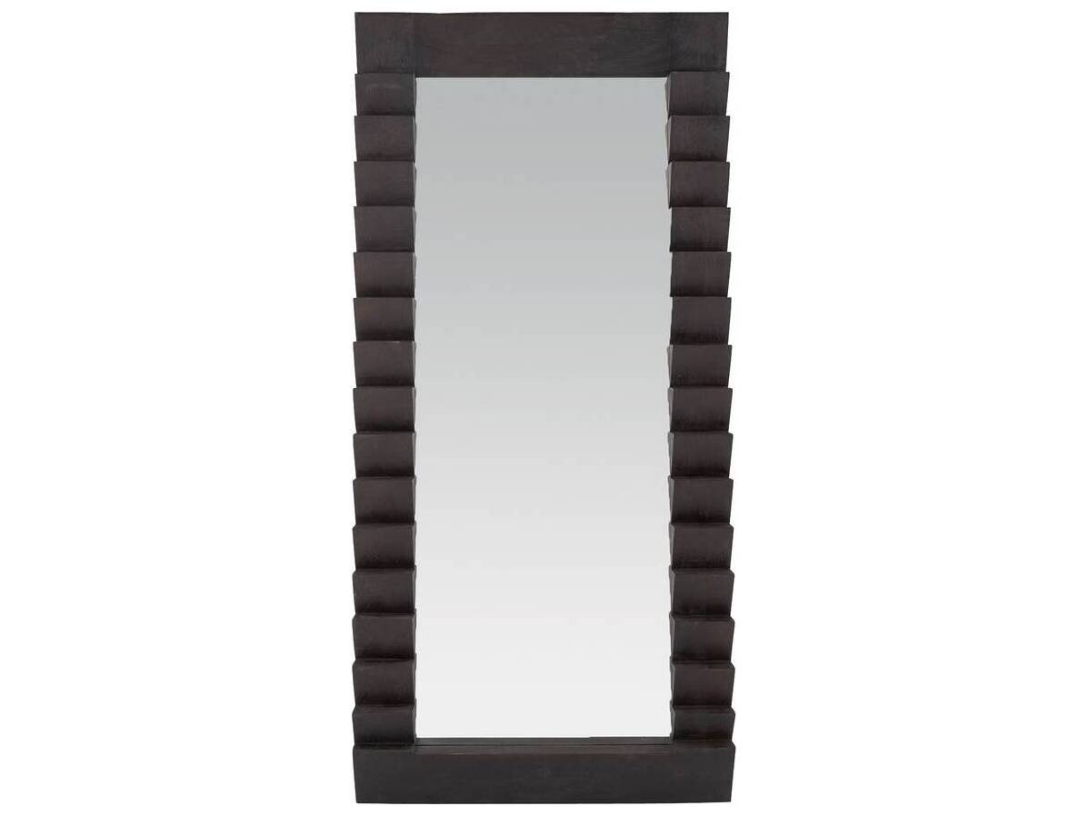 Arteriors Home Ebony Plain Floor Mirror Rectangular