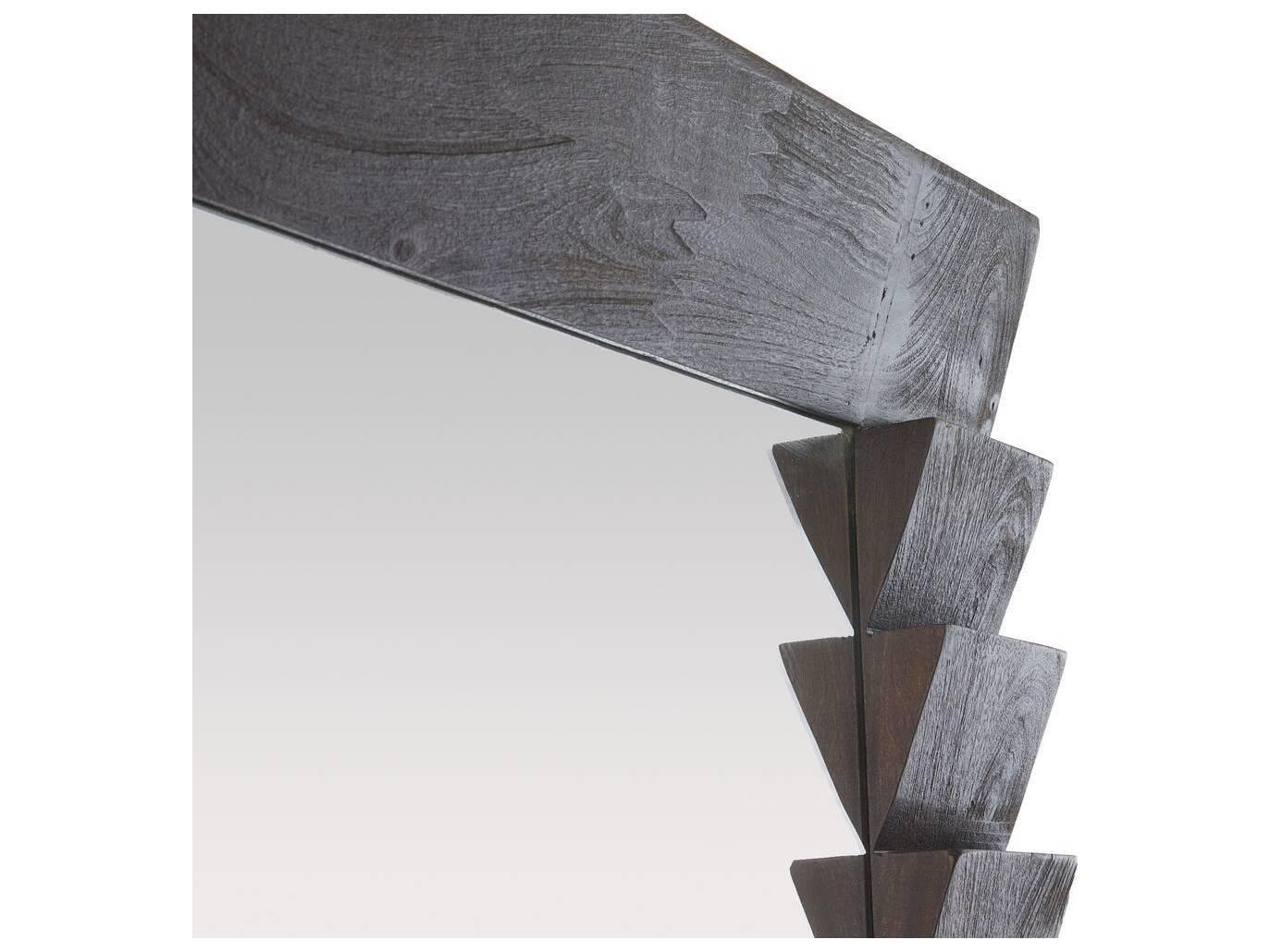 Arteriors Home Ebony Plain Floor Mirror Rectangular