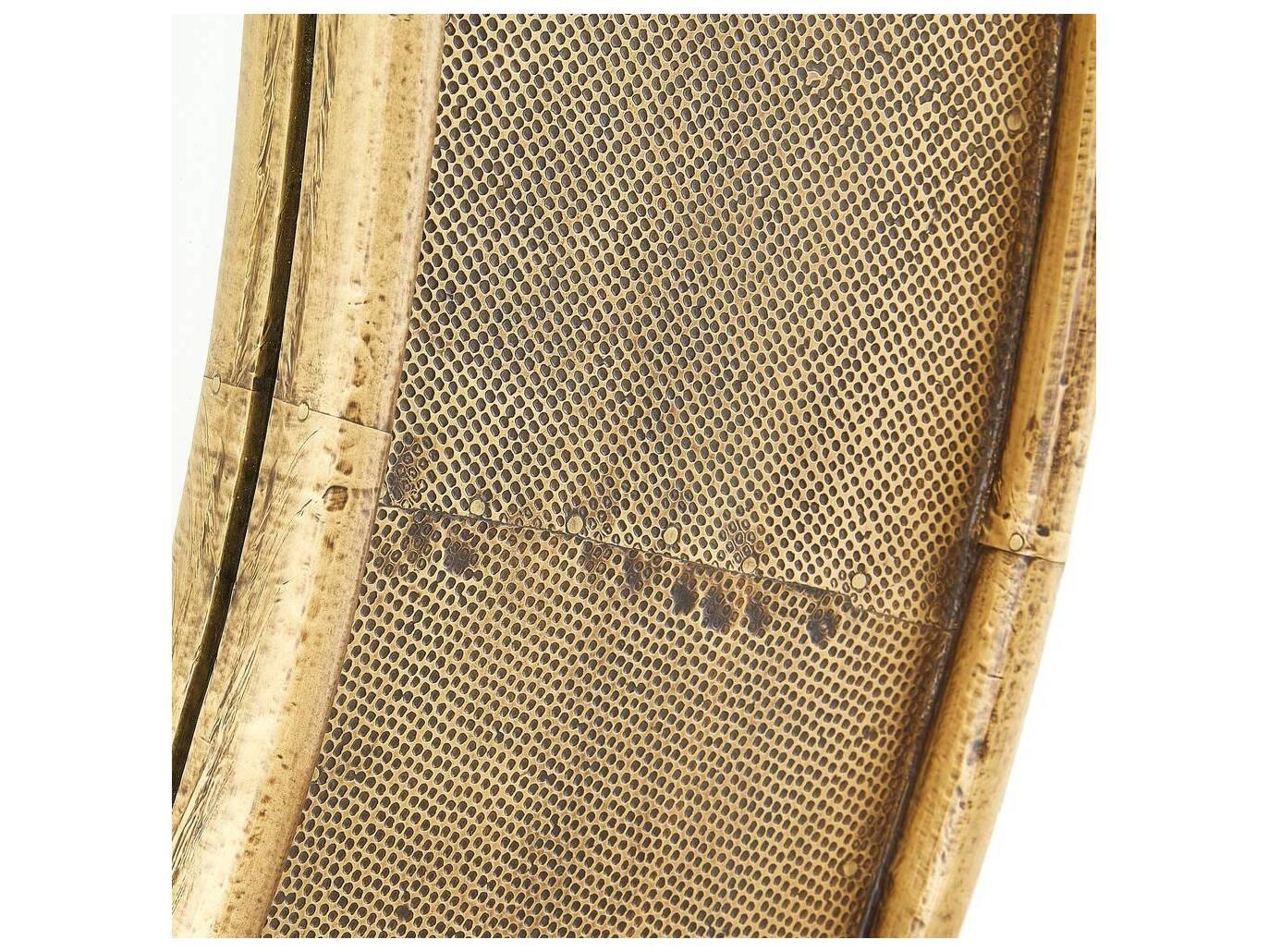 Arteriors Home Antique Brass Plain Wall Mirror Oval