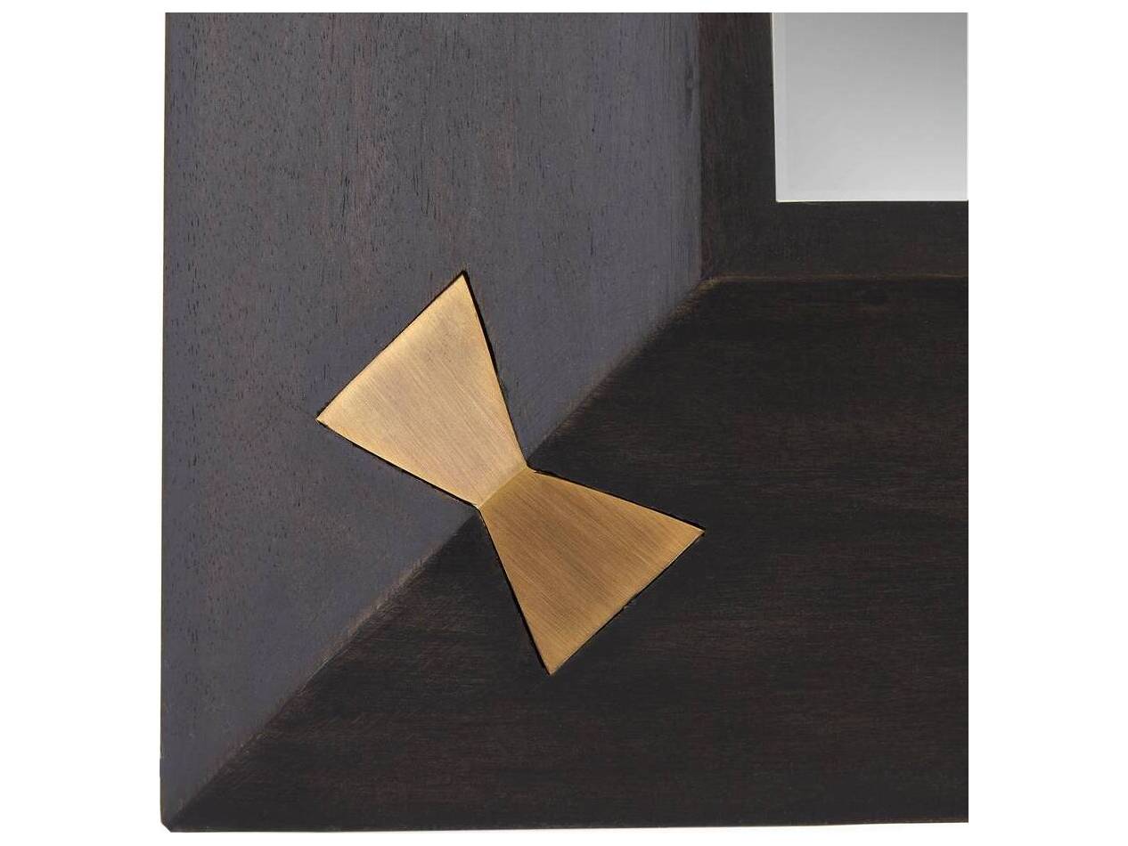 Arteriors Home Sable Antique Brass Wall Mirror Square