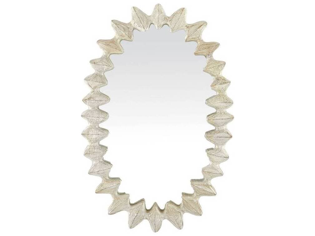 Arteriors Home Whitewash Plain Wall Mirror Oval