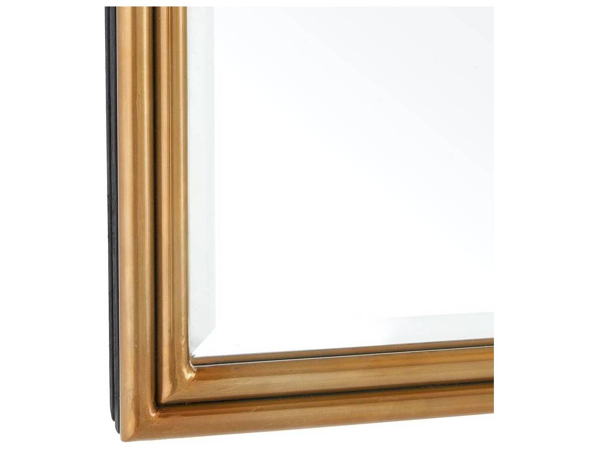 Arteriors Home Antique Brass Plain Wall Mirror Rectangular