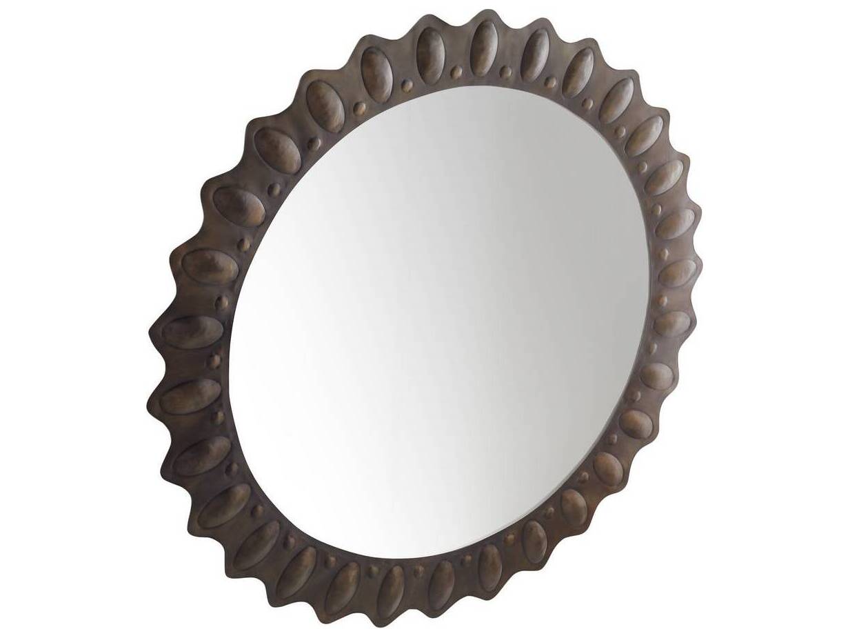 Arteriors Home Bronze Plain Wall Mirror Round