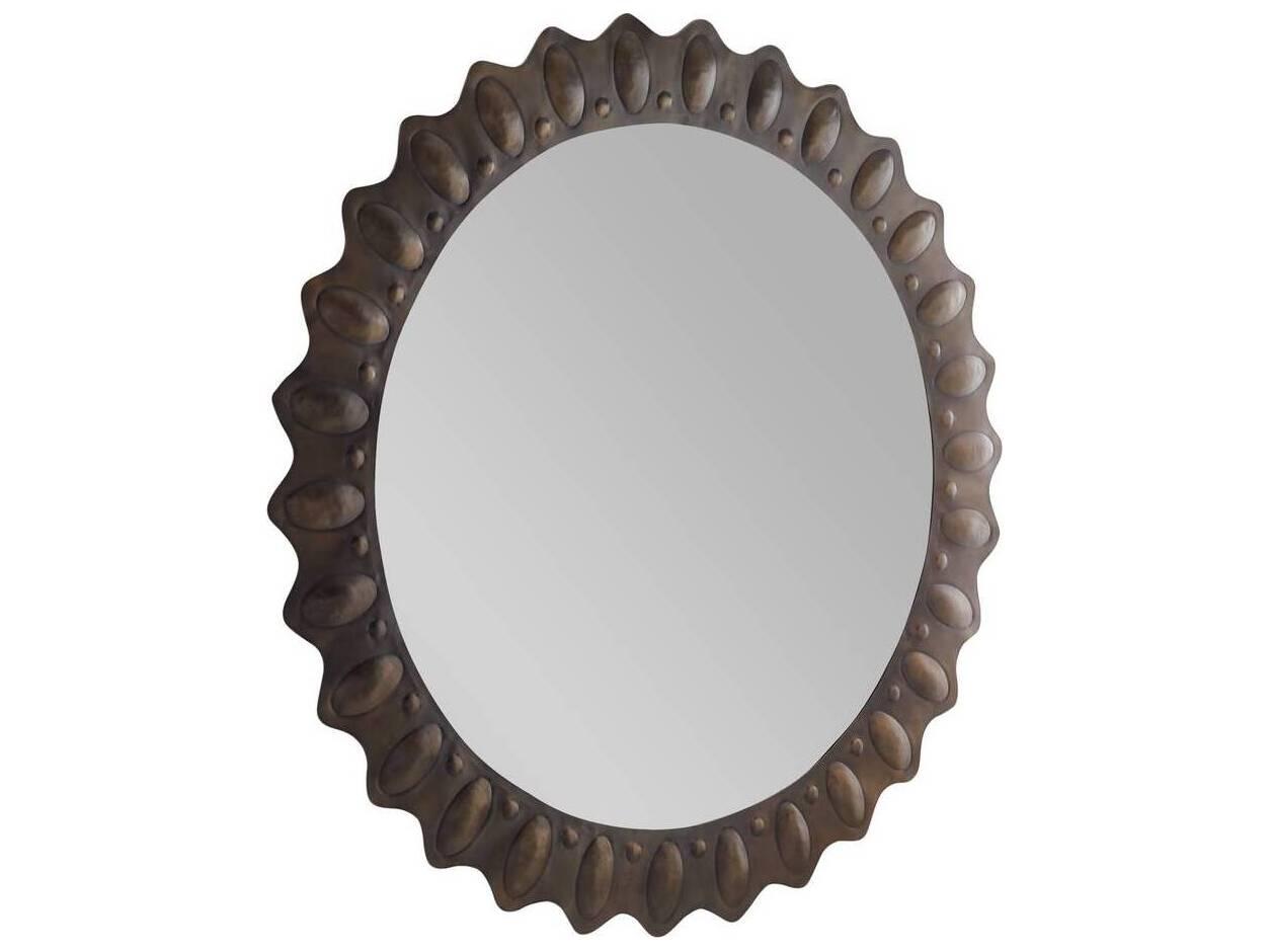 Arteriors Home Bronze Plain Wall Mirror Round