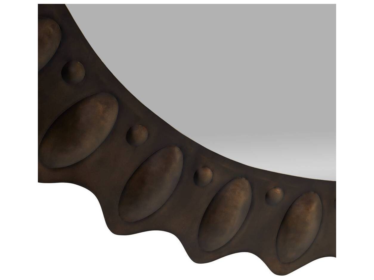 Arteriors Home Bronze Plain Wall Mirror Round