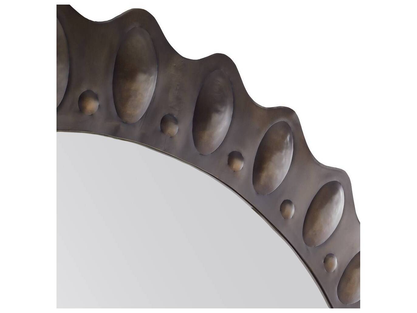 Arteriors Home Bronze Plain Wall Mirror Round