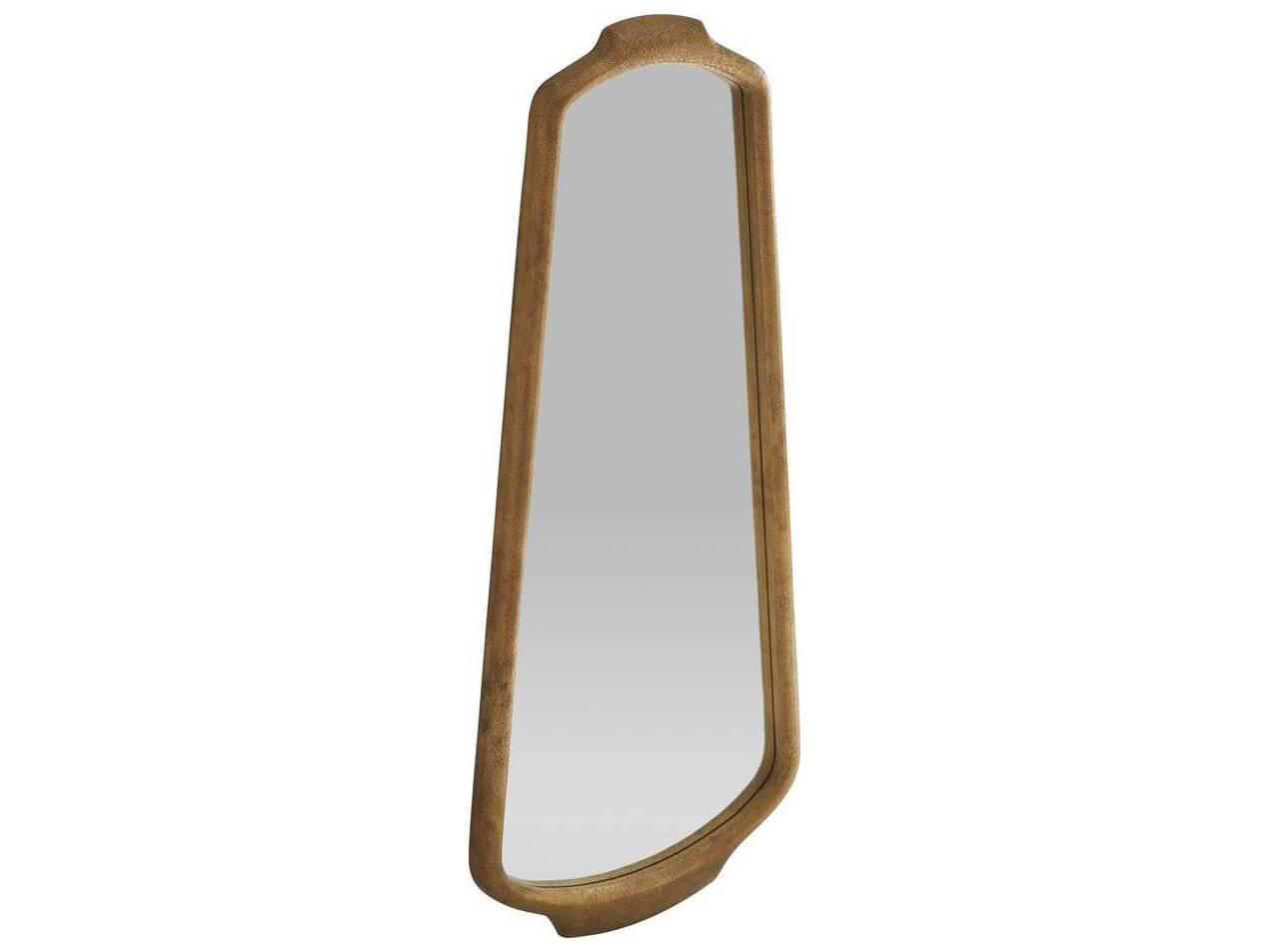 Arteriors Home Antique Brass Plain Floor Mirror