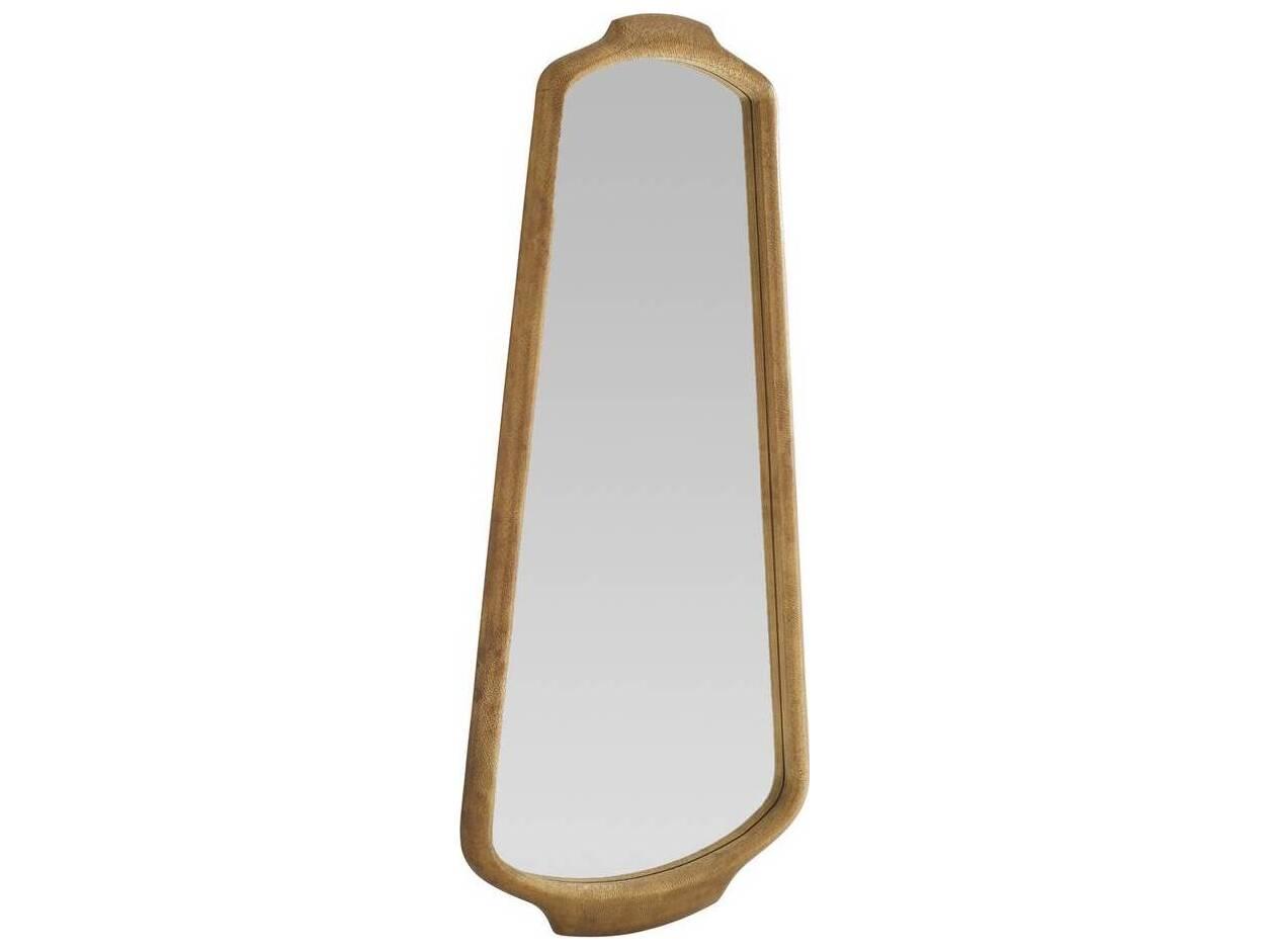 Arteriors Home Antique Brass Plain Floor Mirror