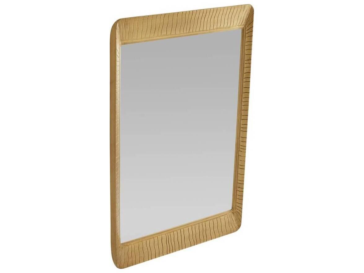 Arteriors Home Antique Brass Beveled Wall Mirror Rectangular