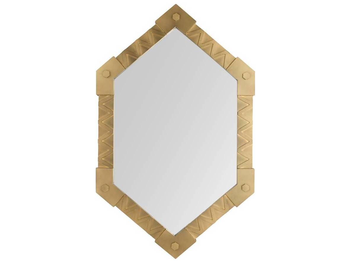 Arteriors Home Antique Brass Plain Wall Mirror
