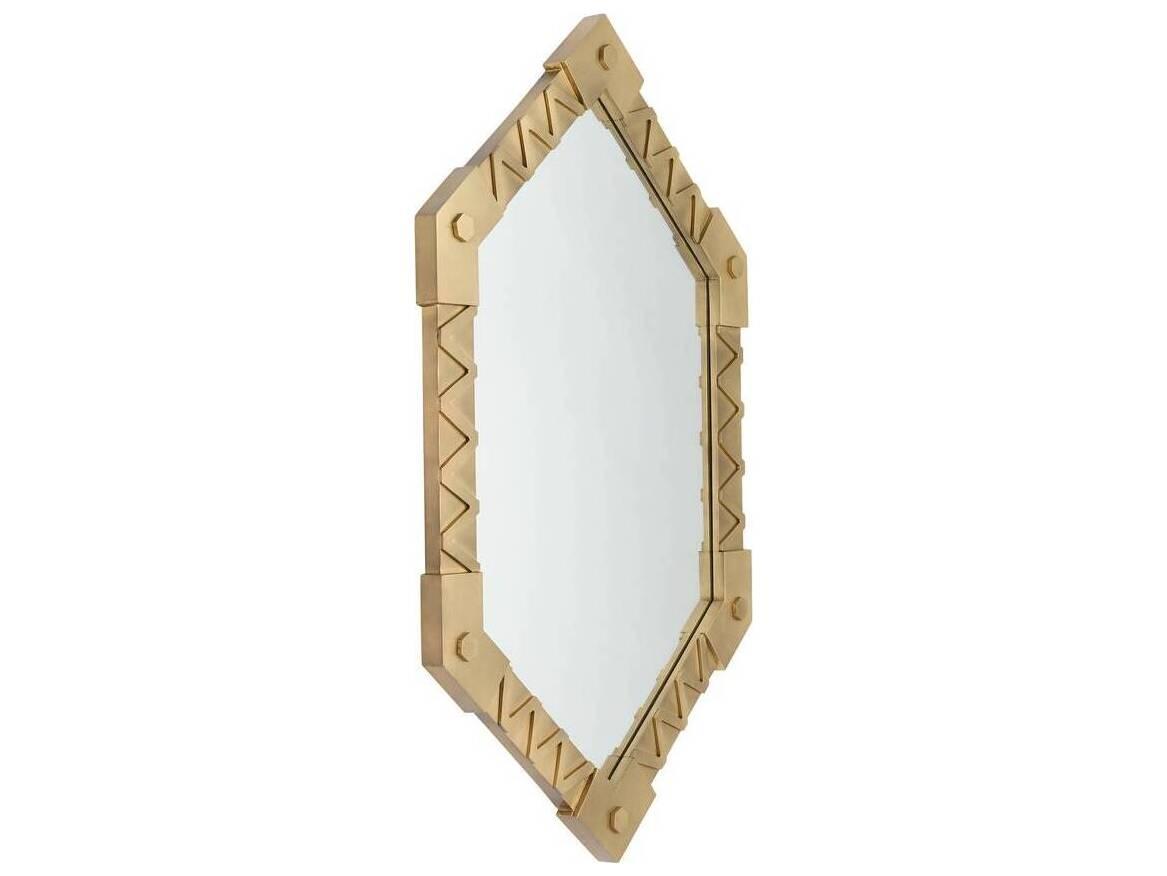 Arteriors Home Antique Brass Plain Wall Mirror