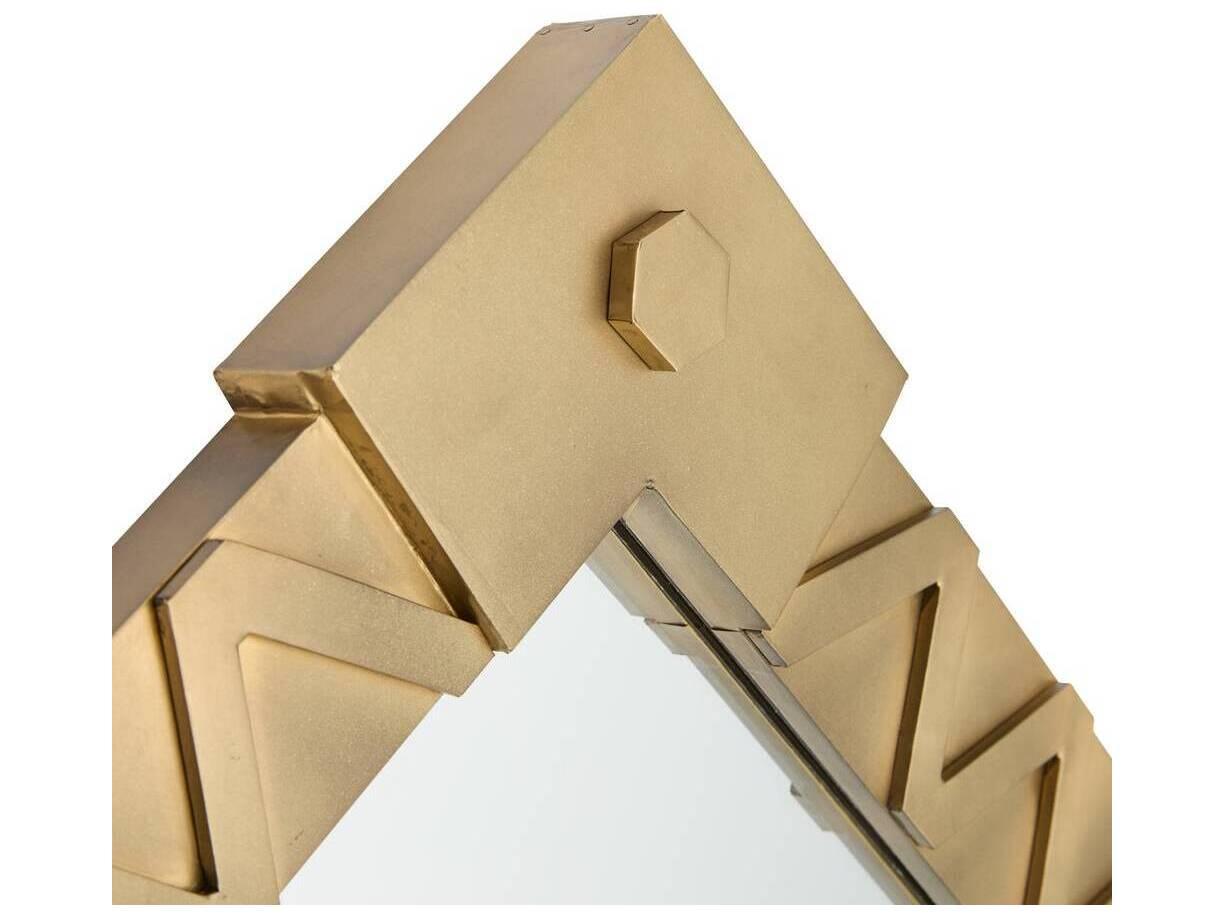 Arteriors Home Antique Brass Plain Wall Mirror