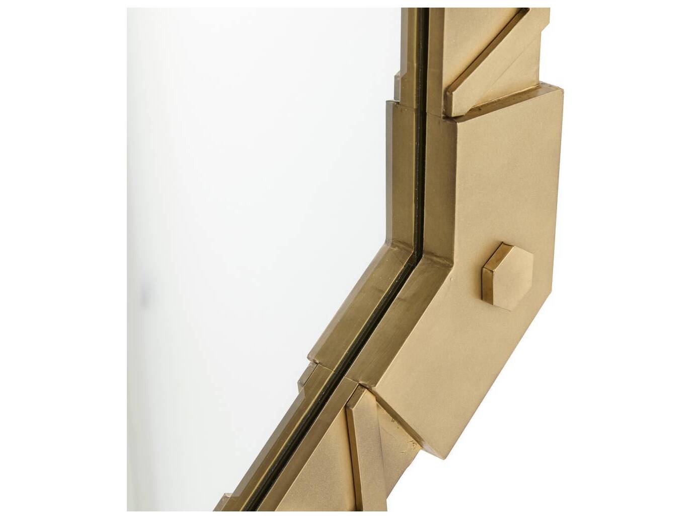 Arteriors Home Antique Brass Plain Wall Mirror