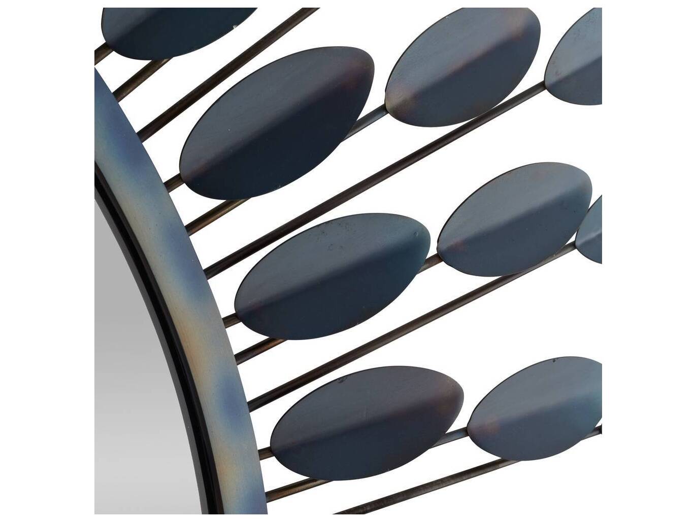 Arteriors Home Burnt Iron Plain Wall Mirror Sunburst