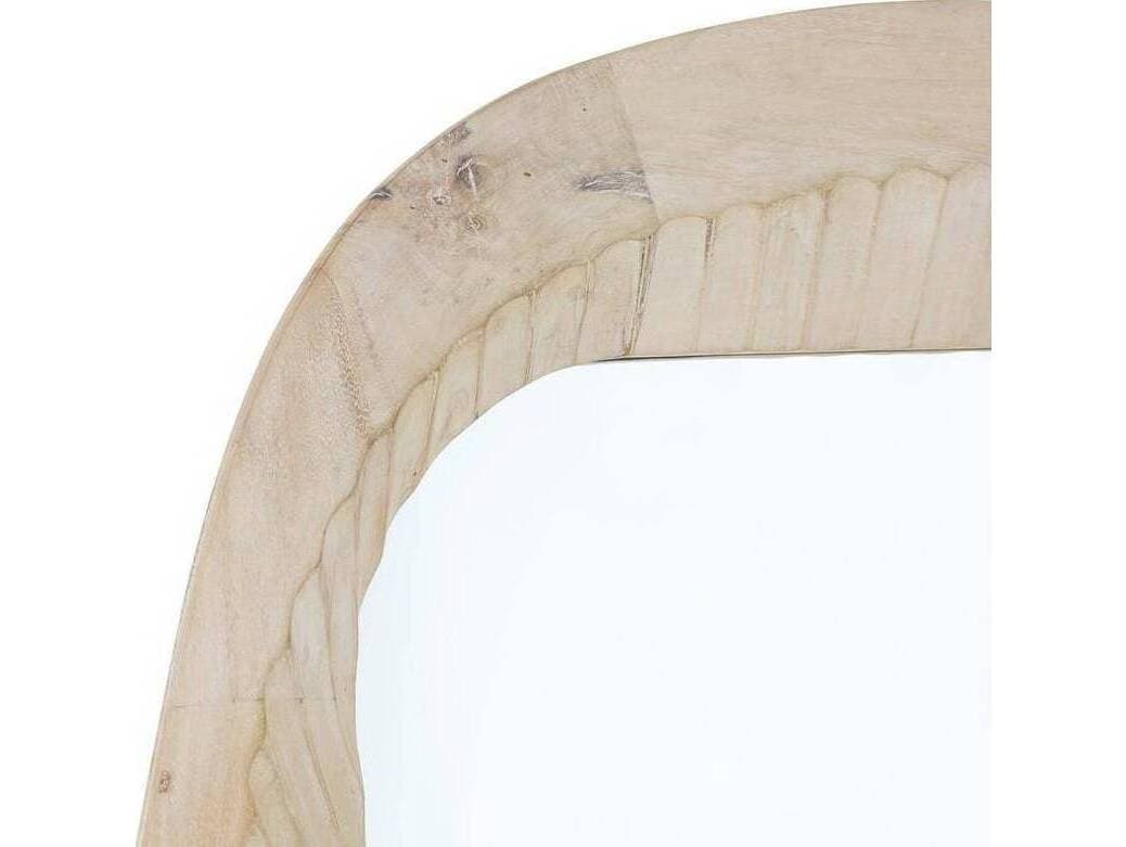 Arteriors Home Juni Whitewash Plain Rectangular Floor Mirror