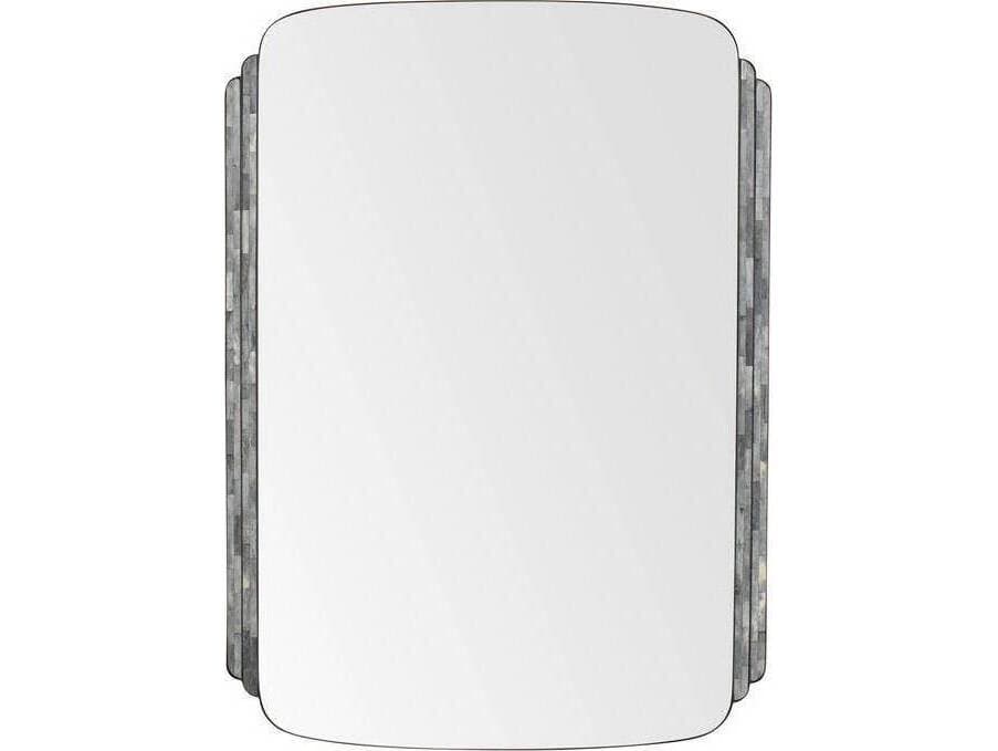 Arteriors Home Iyla Gray Bronze Plain Black Rectangular Wall Mirror