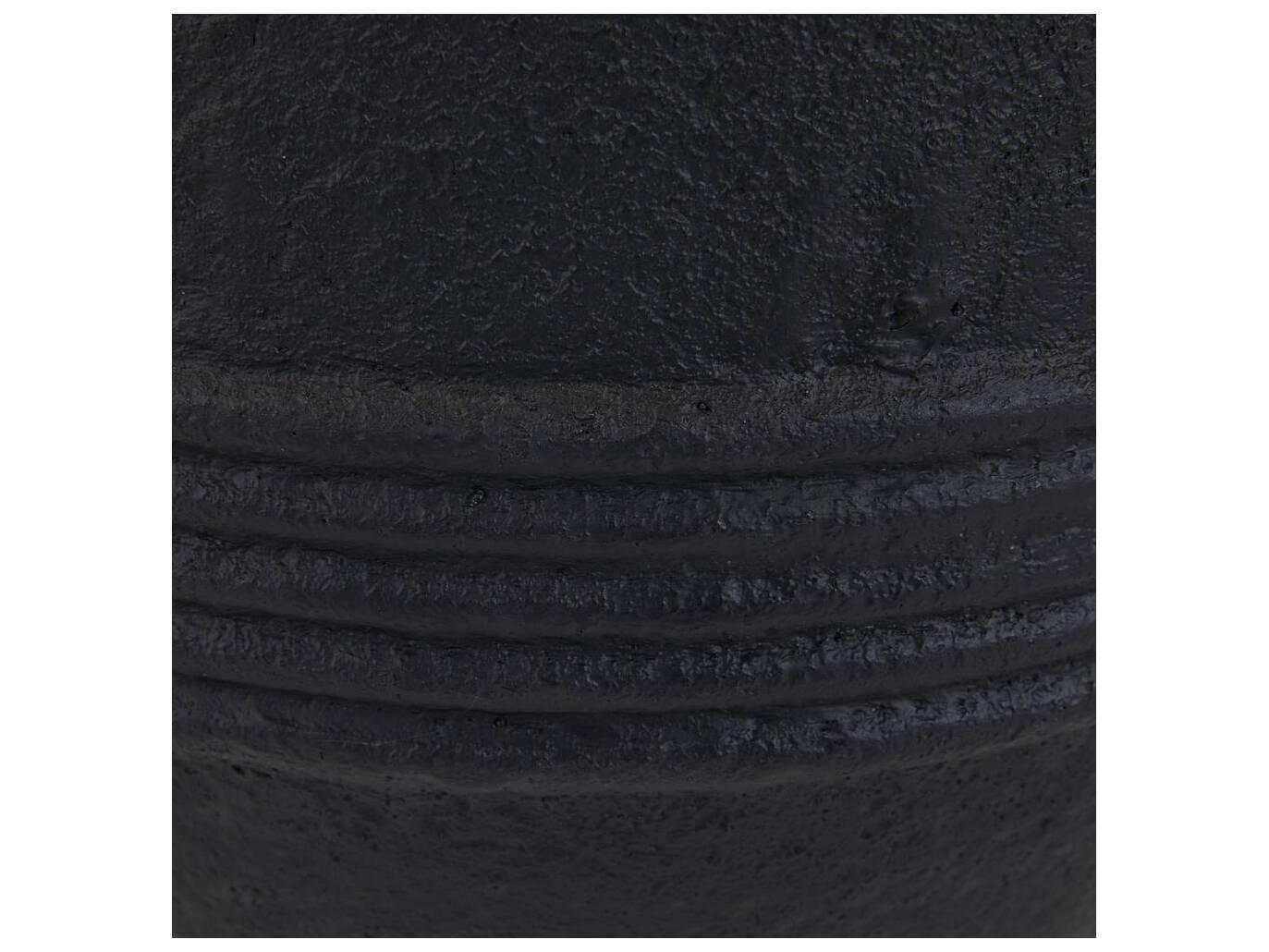 Arteriors Outdoor Chicago Matte Black Planter