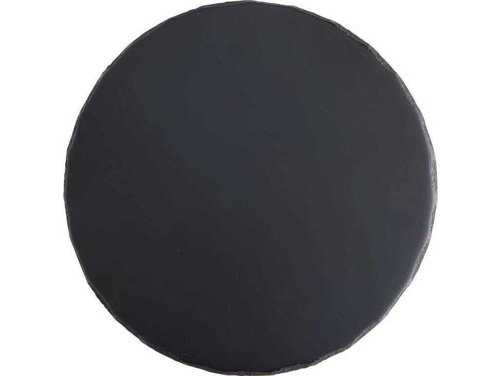 Arteriors Outdoor Black Volcanic Ash Resin Round End Table