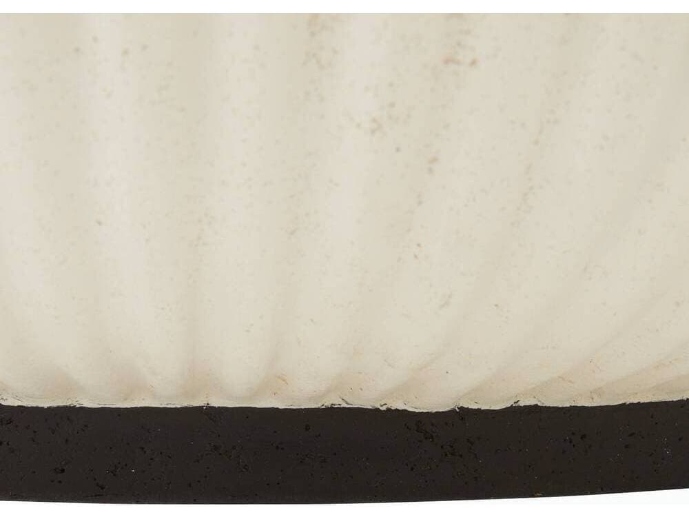 Arteriors Outdoor Etta Ivory Blackened Bronze Concrete Round Coffee Table