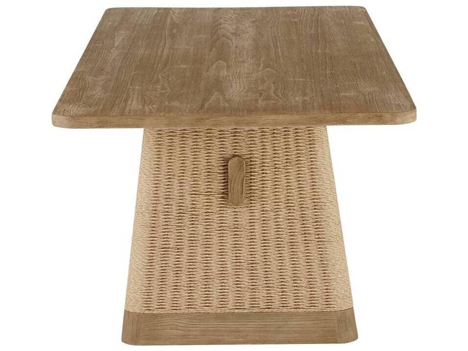Arteriors Outdoor Delrio Honey Teak Rectangular Dining Table