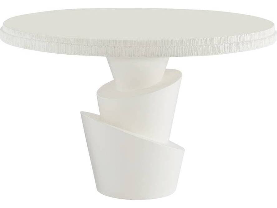 Arteriors Outdoor Figueroa Ivory Concrete Round Dining Table