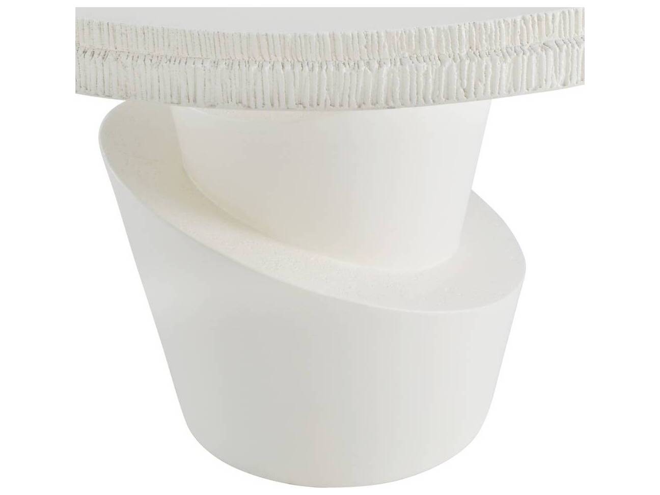 Arteriors Outdoor Figueroa Ivory Concrete Round Dining Table