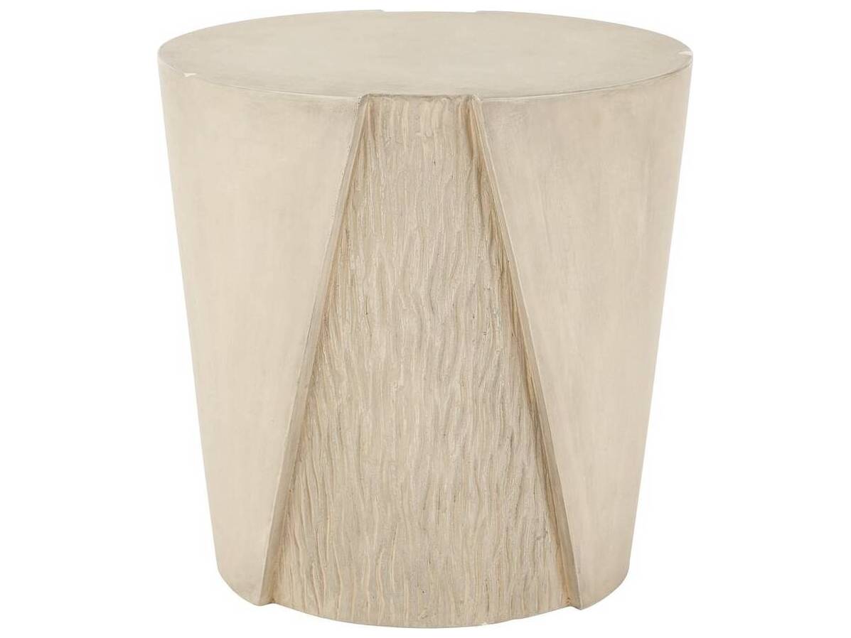 Arteriors Outdoor Creedon Putty Concrete Round End Table