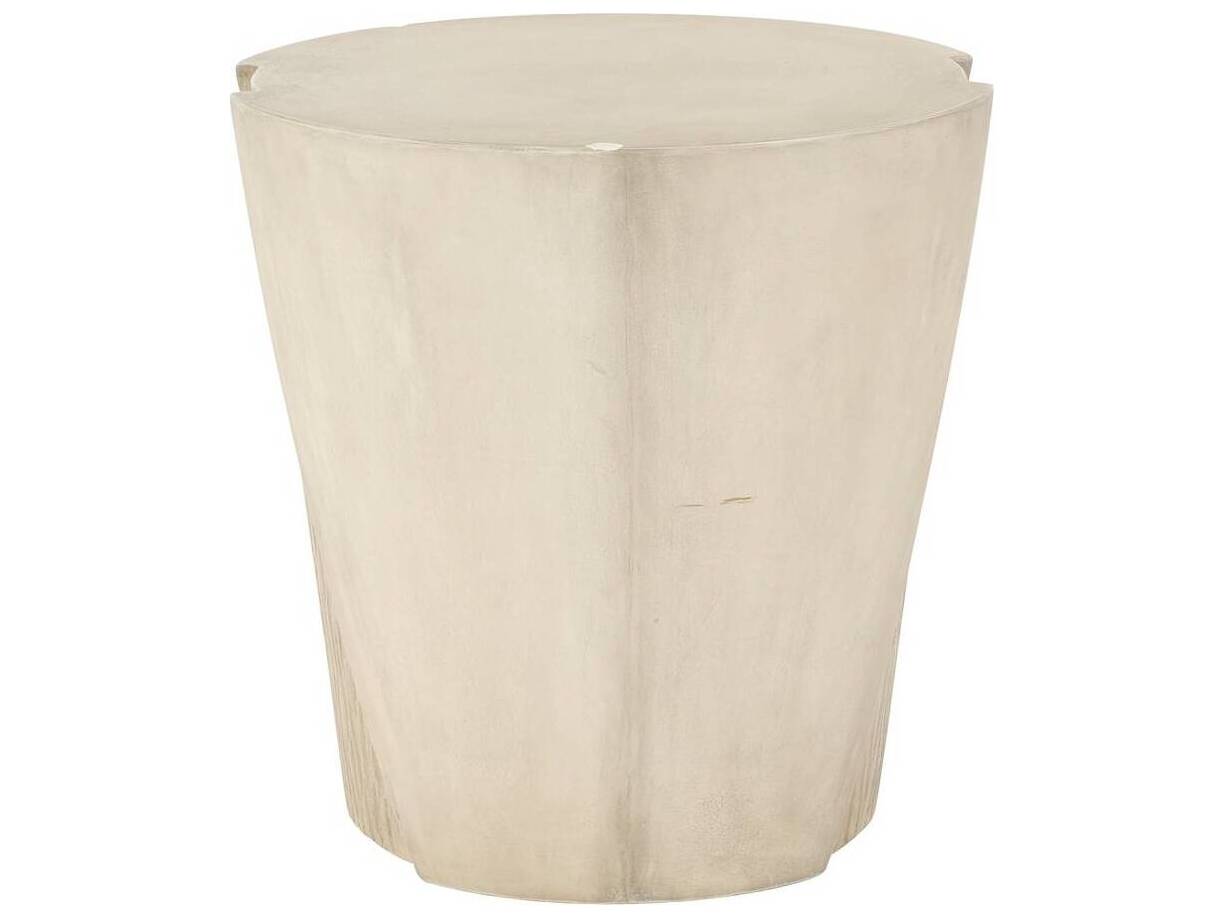 Arteriors Outdoor Creedon Putty Concrete Round End Table