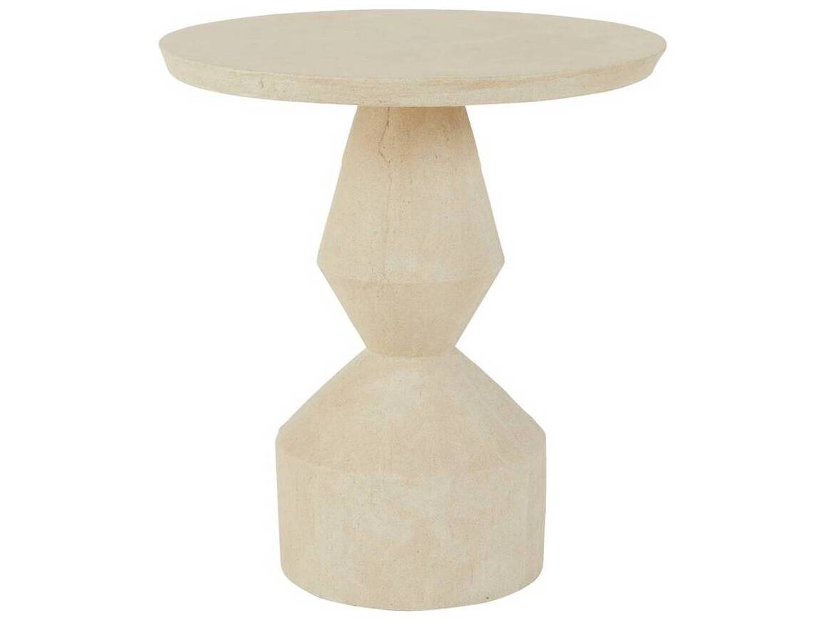 Arteriors Outdoor Calypso Tuscan Concrete Round End Table