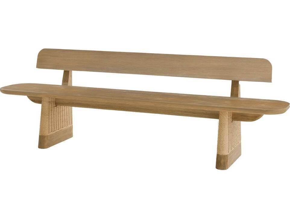Arteriors Outdoor Delrio Honey Teak Bench