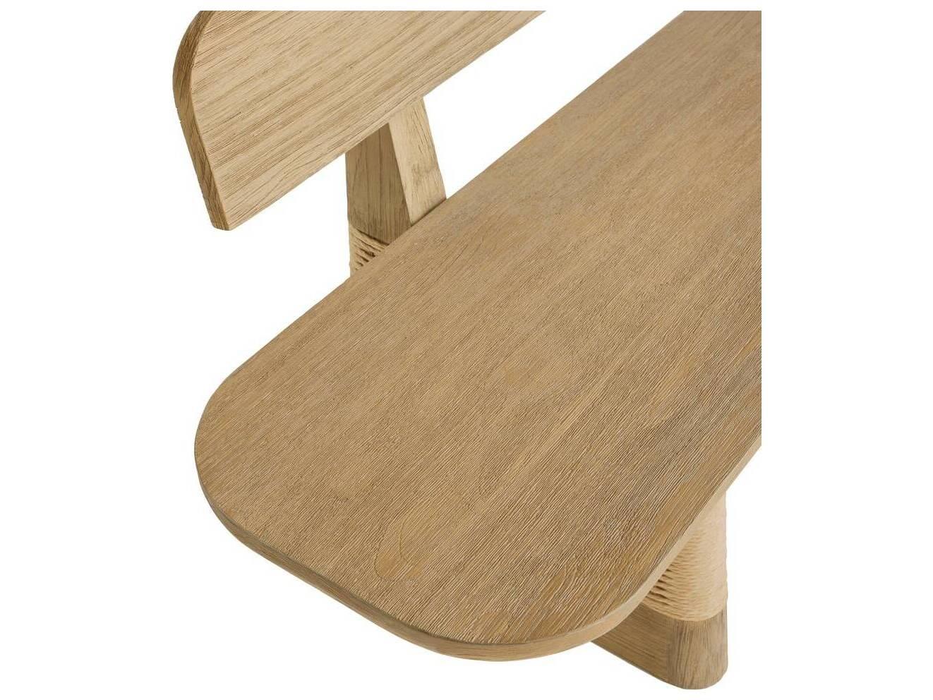 Arteriors Outdoor Delrio Honey Teak Bench