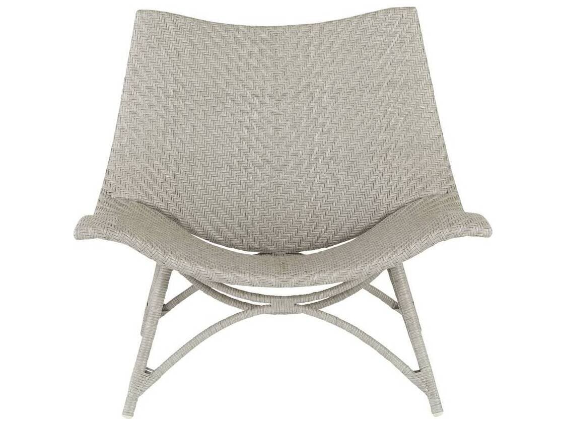 Arteriors Outdoor Margot Weathered Gray Wicker Lounge Chair