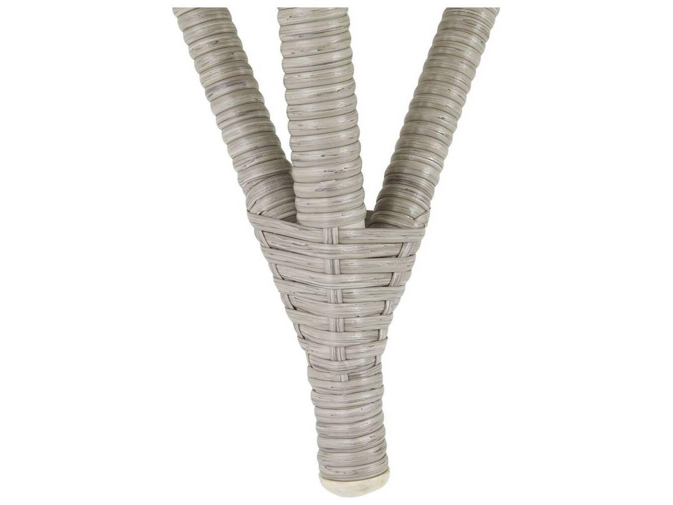 Arteriors Outdoor Margot Weathered Gray Wicker Lounge Chair