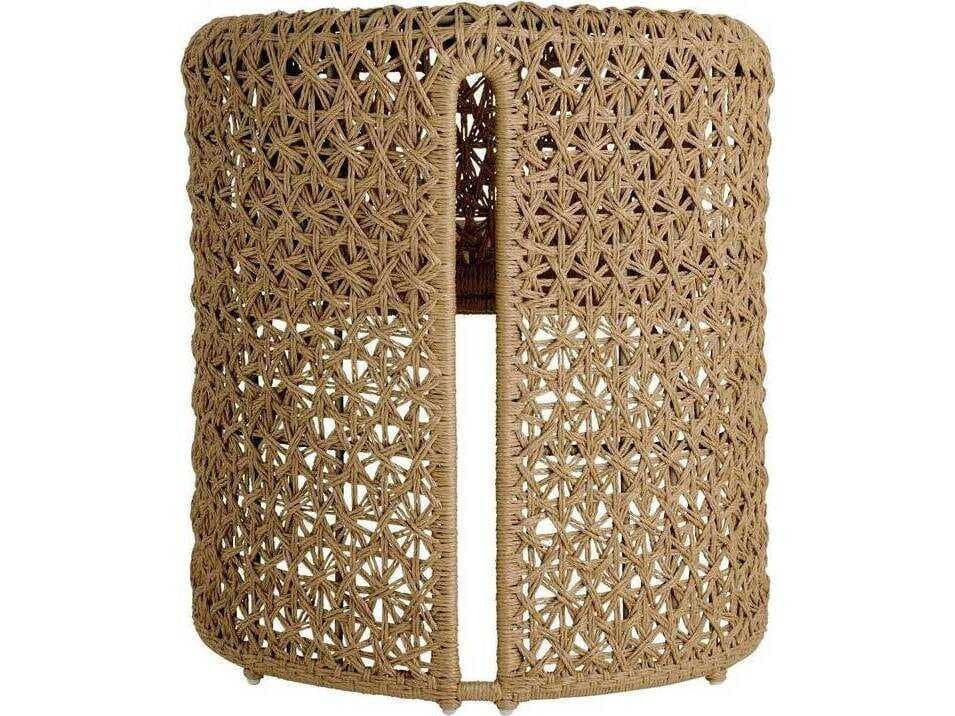 Arteriors Outdoor Tan Wicker Dining Chair