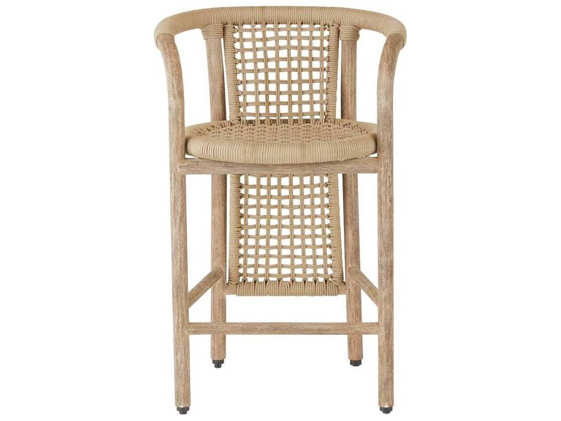 Arteriors Outdoor Chapman Willow Rope Counter Stool